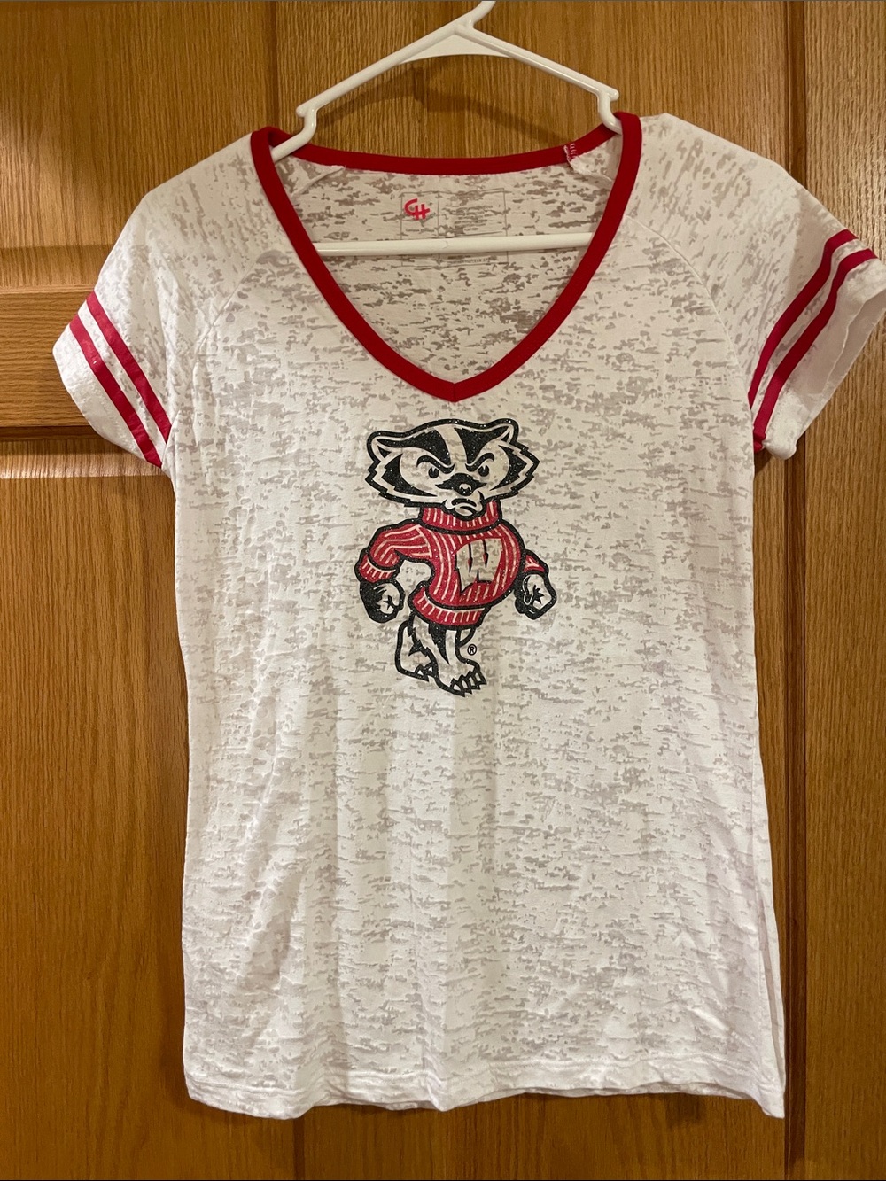 Women’s University of Wisconsin Bucky Badger T-shirt